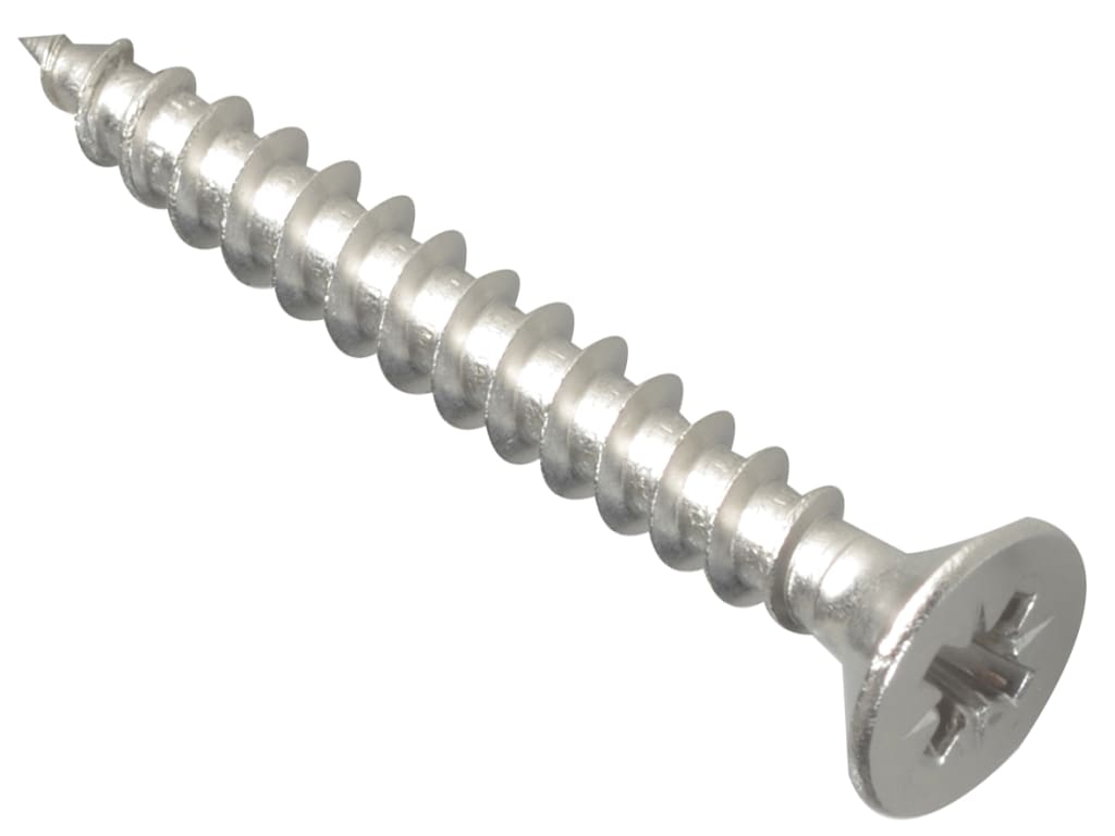 Multi-Purpose Pozi Compatible Screw CSK ST S/Steel 5.0 x 40mm Box 200           