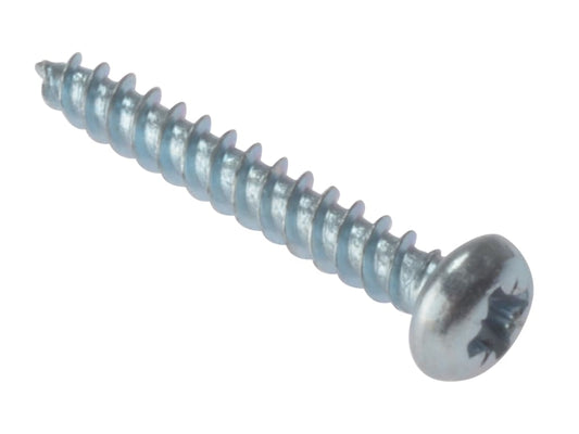 General Purpose Pozi Compatible Screw Round Head TT ZP 1in x 8 Box 200          