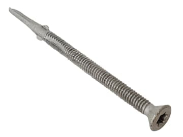 TechFast Timber to Steel CSK/Wing Screw No.3 Tip 4.8 x 38mm Box 200             