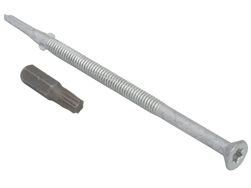 TechFast Roofing Screw Timber - Steel Heavy Section 5.5 x 109mm Pack 50         