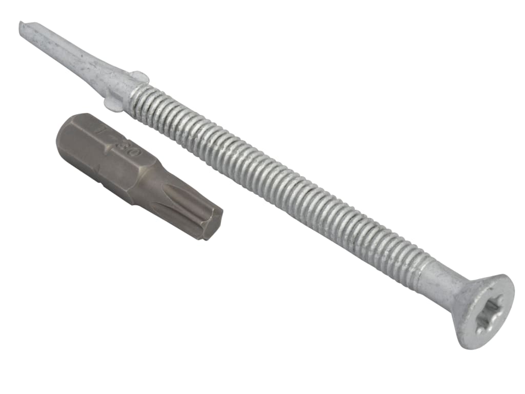 TechFast Roofing Screw Timber - Steel Heavy Section 5.5 x 85mm Pack 50          