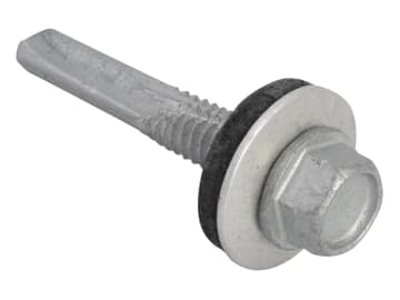 TechFast Hex Roofing Screw Self-Drill Heavy Section 5.5 x 32mm Pack 100         