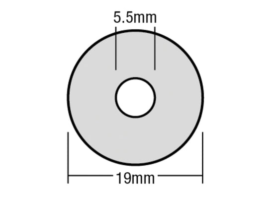 TechFast Bonded EPDM Washer 5.5 x 19mm Box 100                                  