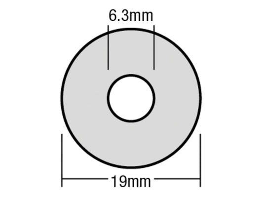 TechFast Bonded EPDM Washer 6.3 x 19mm Box 100                                  