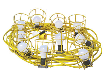 Festoon Lights Low Energy 10 LED Bulbs 110V 22m                                 