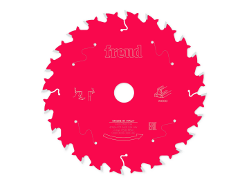 Wood Circular Saw Blade 165 x 20 x 1.7/1.3mm x 24T                              