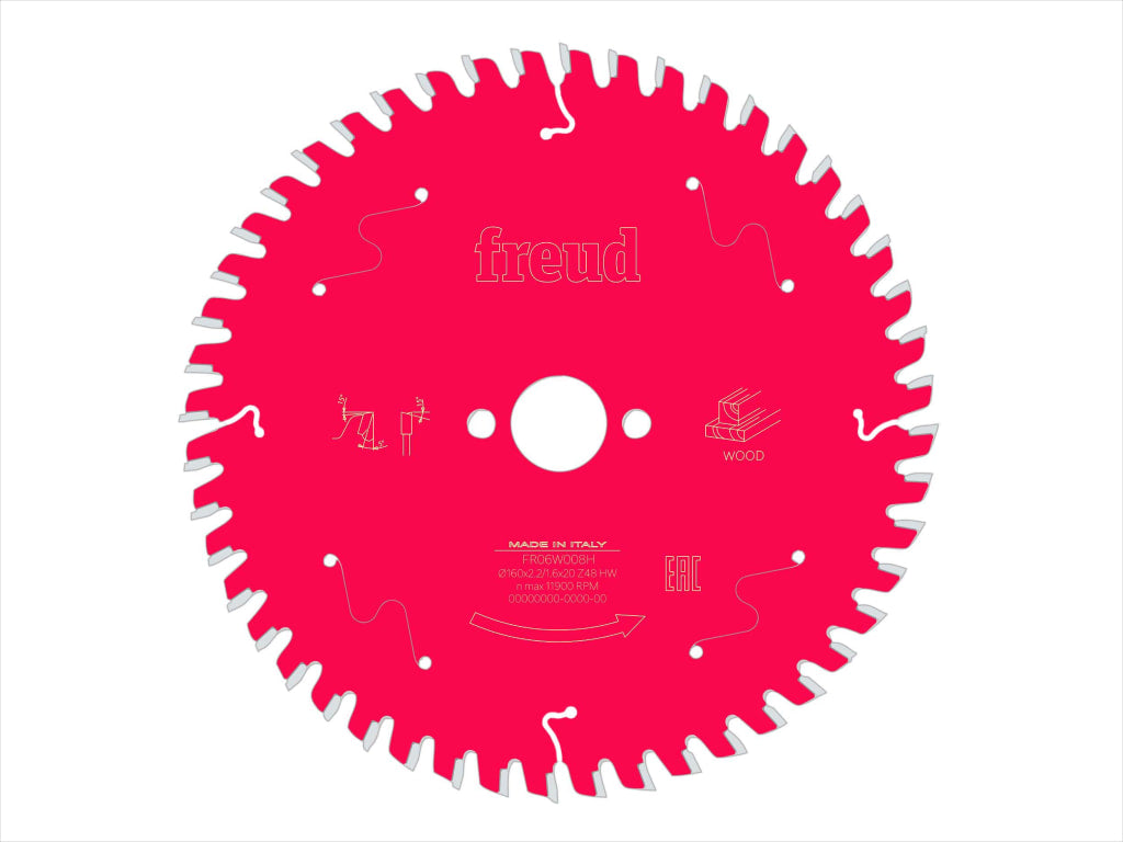 Wood Circular Saw Blade 165 x 20 x 1.7/1.3mm x 40T                              