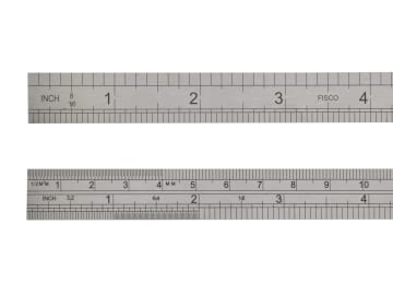 706S Stainless Steel Rule 150mm / 6in                                           