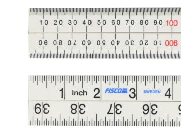 XFB1ME White Nylon Rule 1m / 39in                                               