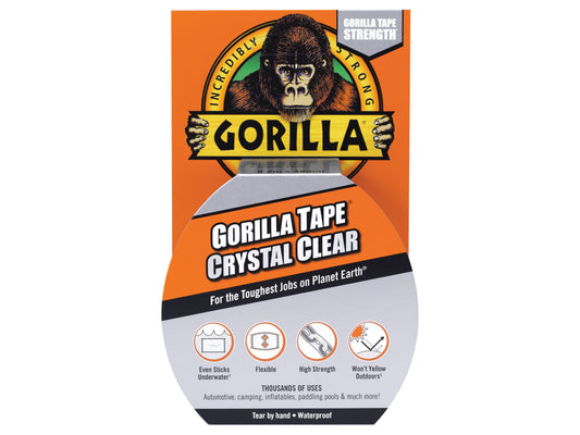Gorilla Tape® 48mm x 8.2m Crystal Clear                                         