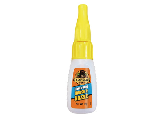Gorilla Superglue Brush & Nozzle 12g                                            