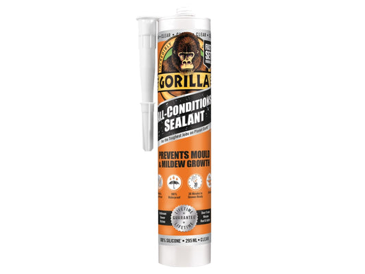 Gorilla All Condition Sealant Clear 295ml                                       