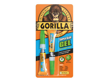 Gorilla Superglue Gel 3g (Twin Pack)                                            