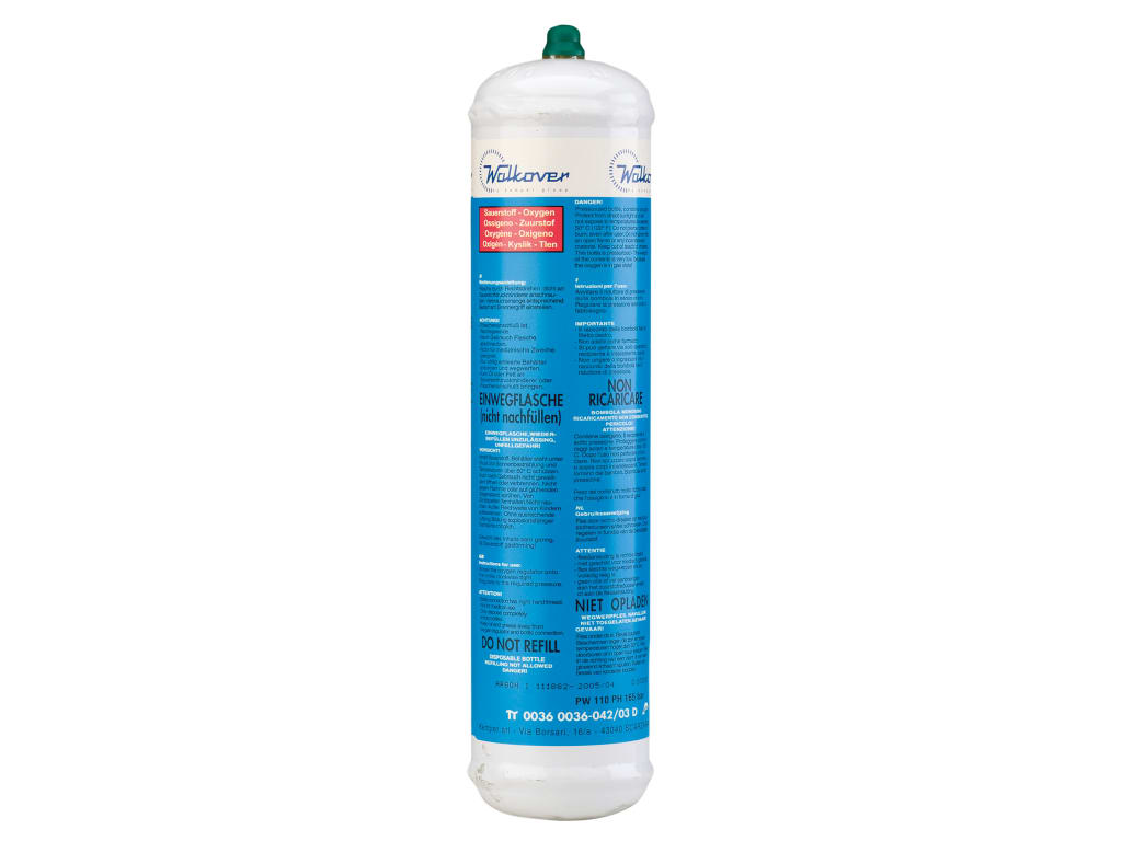 Oxygen Cartridge, Non Rechargeable 110 litre                                    