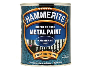 Direct to Rust Hammered Finish Metal Paint Blue 750ml                           