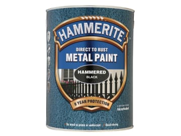 Direct to Rust Hammered Finish Metal Paint Black 5 Litre                        