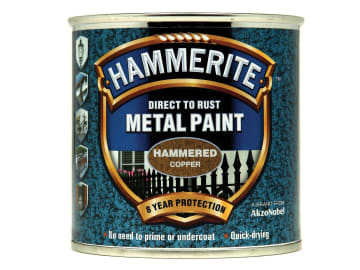 Direct to Rust Hammered Finish Metal Paint Copper 250ml                         