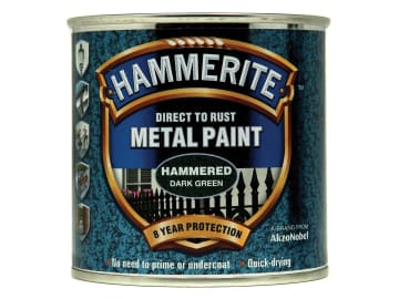 Direct to Rust Hammered Finish Metal Paint Dark Green 250ml                     