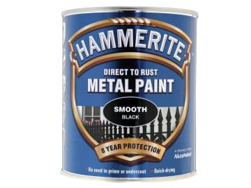 Direct to Rust Smooth Finish Metal Paint Black 750ml                            