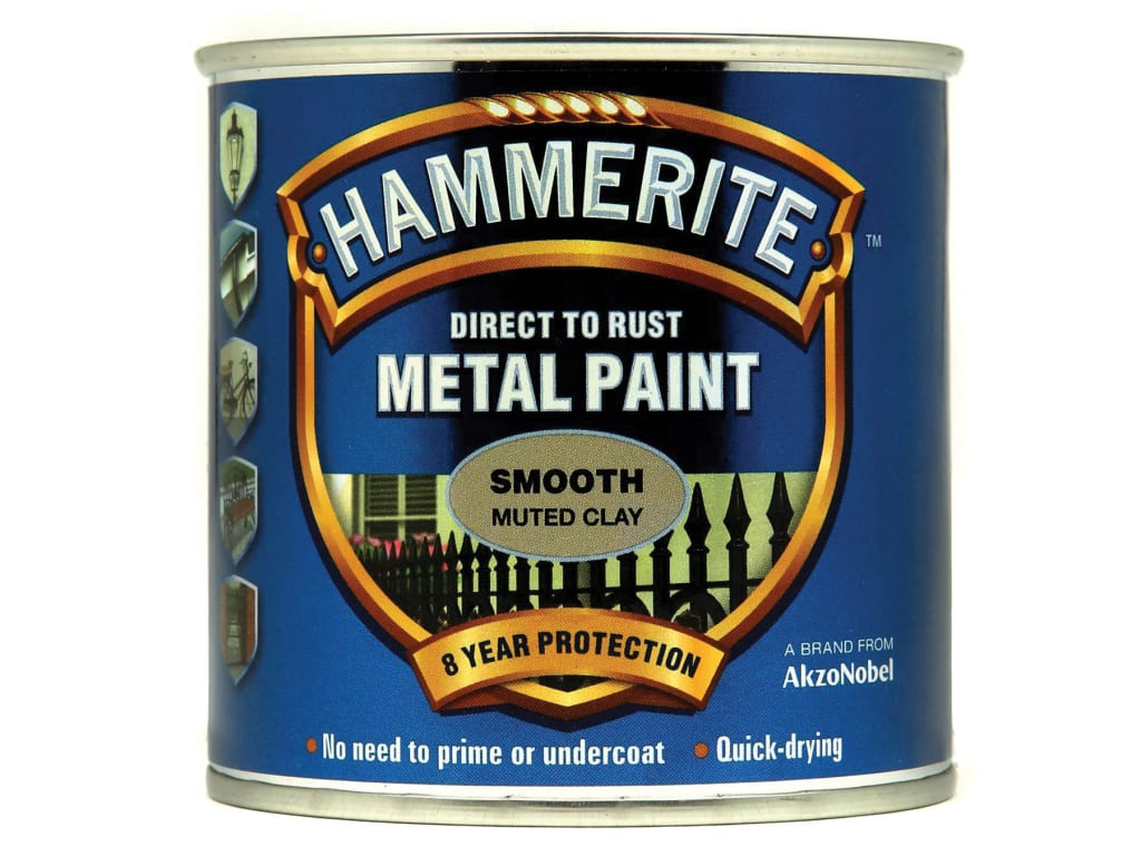 Direct to Rust Smooth Finish Metal Paint Muted Clay 250ml                       