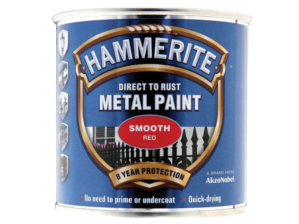 Direct to Rust Smooth Finish Metal Paint Red 250ml                              