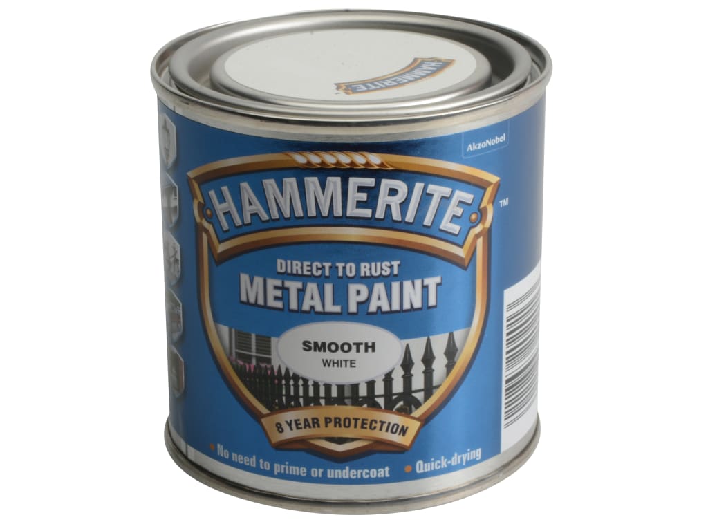 Direct to Rust Smooth Finish Metal Paint White 250ml                            
