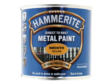 Direct to Rust Smooth Finish Metal Paint Yellow 250ml                           