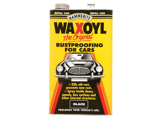 Waxoyl Refill Can Black 5 Litre                                                 