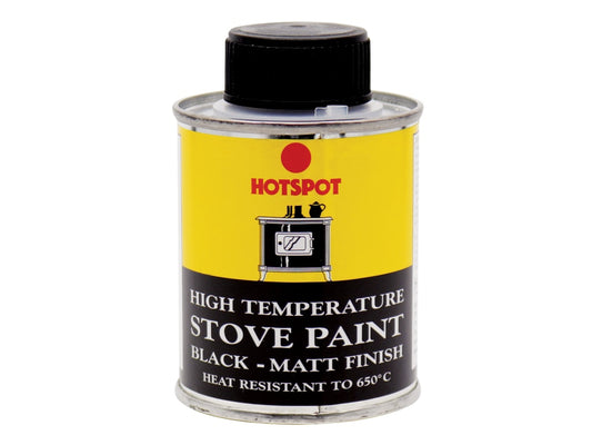 Stove Paint Matt Black 100ml                                                    