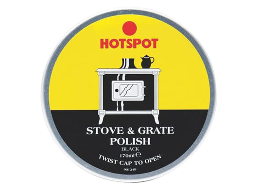 Black Stove & Grate Polish Tin 170g                                             