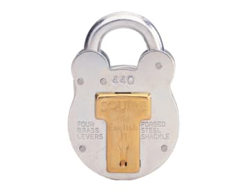 440 Old English Padlock with Steel Case 51mm                                    