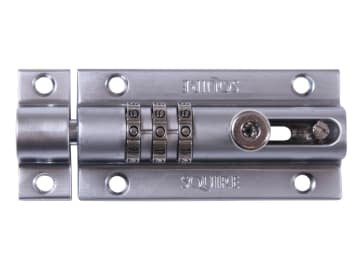 CombiBolt 3 Re-Codable Locking Bolt Chrome 92mm                                 