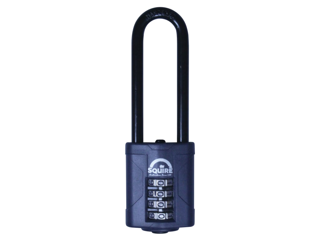 CP40/2.5 Combination Padlock 4-Wheel 40mm Extra Long Shackle 63mm               