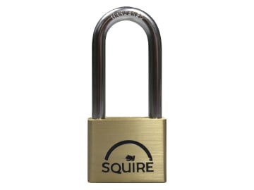 LN5/2.5 Lion Brass Padlock 5-Pin 50mm - 65mm Long Shackle                       