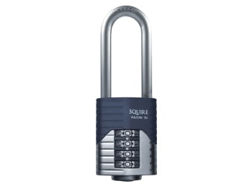 Vulcan Long Boron Shackle Combination Padlock 50mm                              
