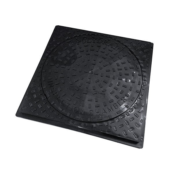 460mm Square - Round Cover Plastic Pedestrian, MorgansOsw