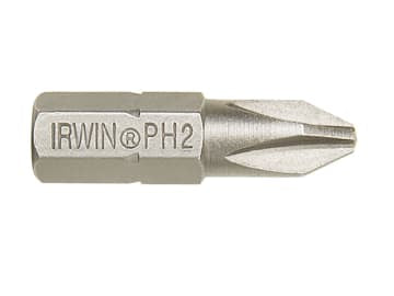 Phillips Insert Bits PH2 25mm (Pack 10)                                         