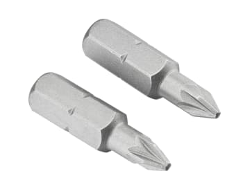 Pozidriv Insert Bits PZ1 25mm (Pack 10)                                         