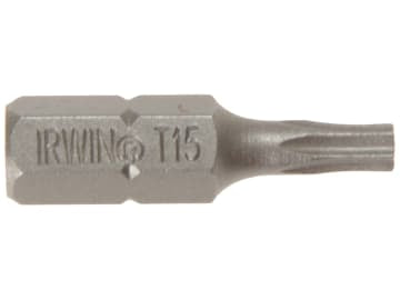 TORX Insert Bits TX15 25mm (Pack 10)                                            
