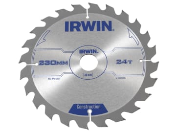 Construction Circular Saw Blade 230 x 30mm x 24T ATB                            