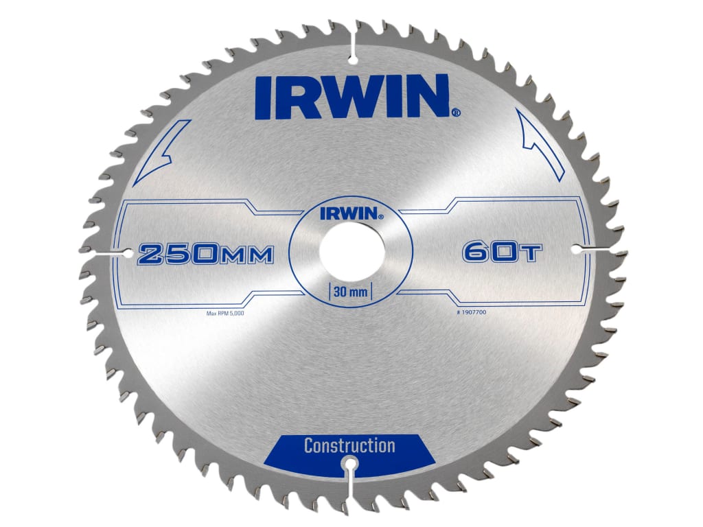 General Purpose Table & Mitre Saw Blade 250 x 30mm x 60T ATB                    