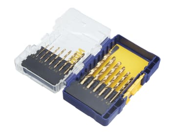 HSS Titanium Metal Drill Bit Set, 13 Piece                                      