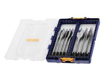 Blue Groove 4X Flat Bit Set, 8 Piece                                            