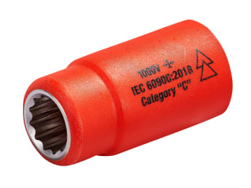Insulated 1/2in Drive Socket 13mm                                               