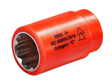 Insulated 1/2in Drive Socket 19mm                                               