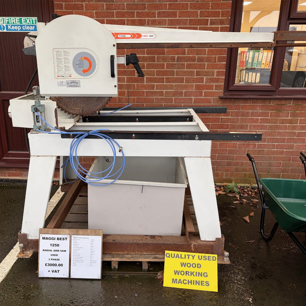 Maggi Best 1250 Radial Arm Saw - Used