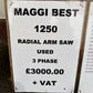 Maggi Best 1250 Radial Arm Saw - Used