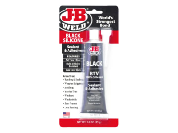 Silicone Sealant & Adhesive Black 85g                                           