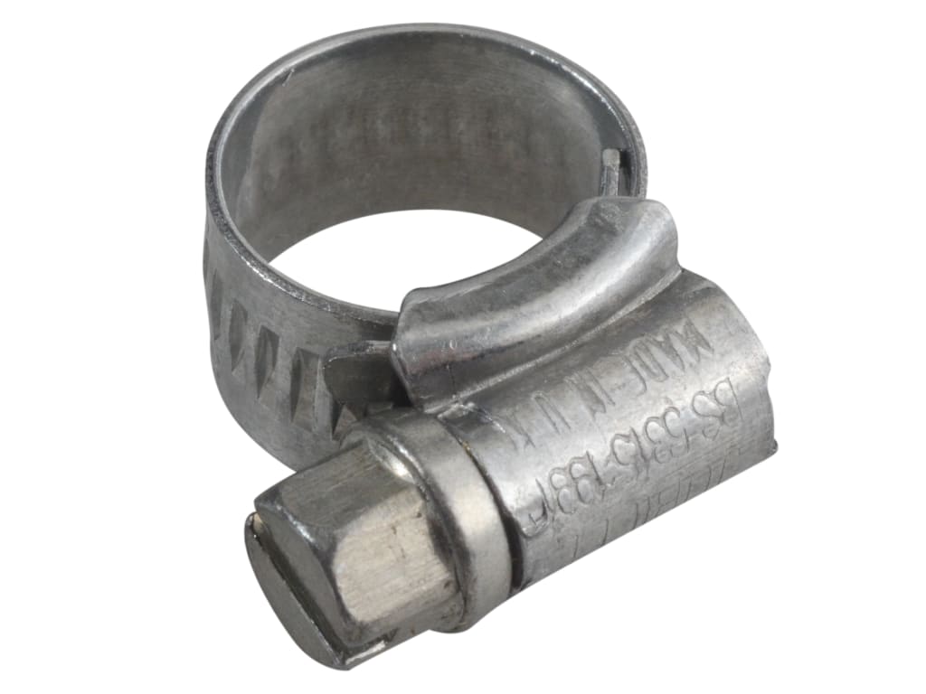 000 Zinc Protected Hose Clip 9.5 - 12mm (3/8 - 1/2in)                           