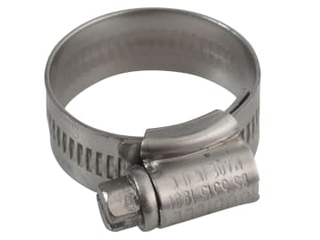 1A Stainless Steel Hose Clip 22 - 30mm (7/8 - 1.1/8in)                          